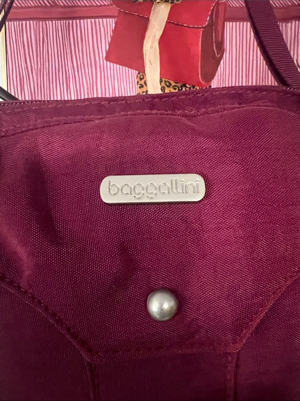 Baggallini Plum Crossbody Bag - Picture 2 of 11